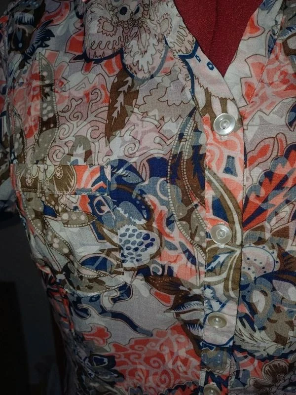 Bloemenblouse maat 42 – photo 2
